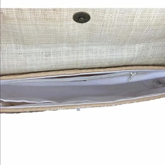 FRANCHI COLLECTION bamboo weaved clutch - Picture 2 of 7